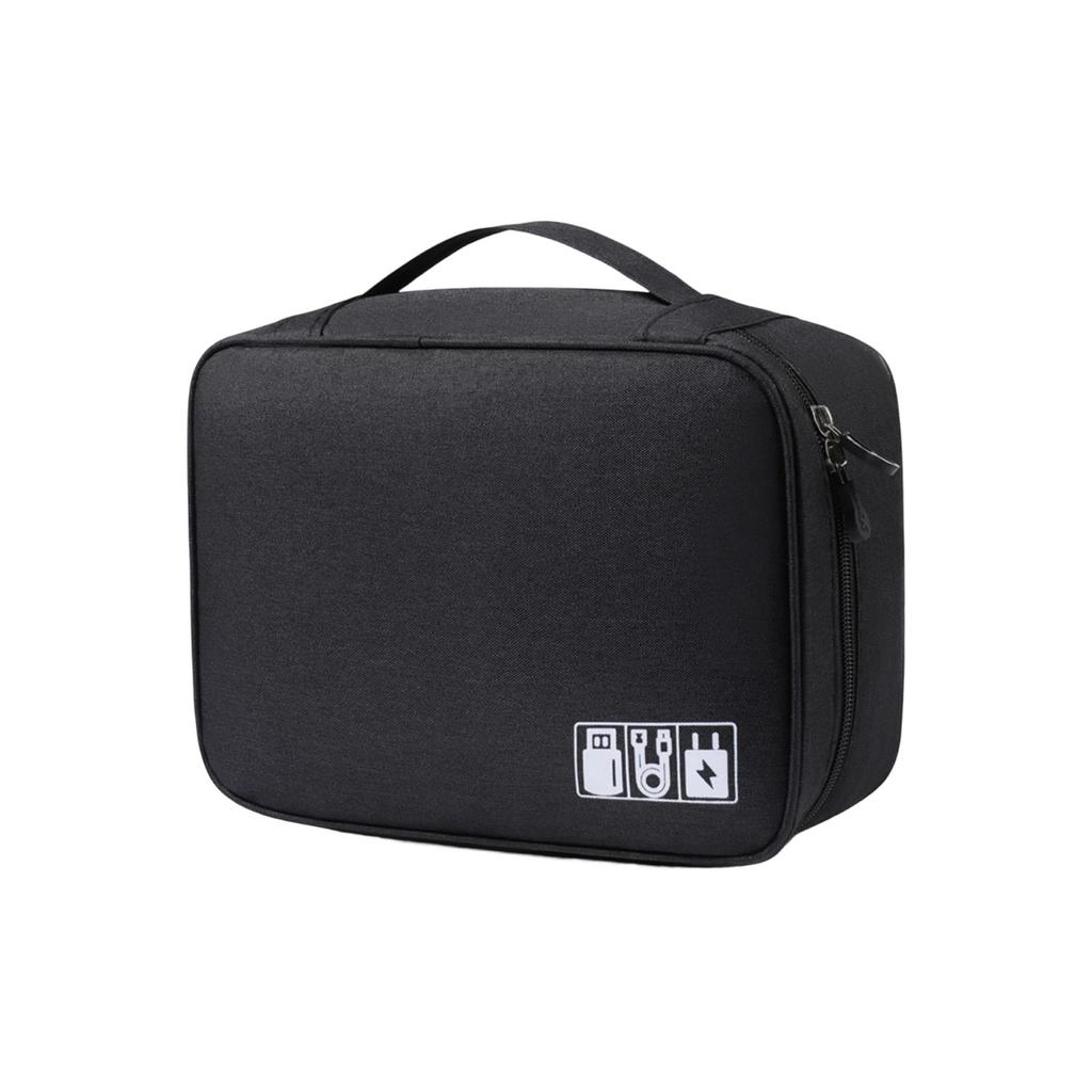 Large,Capacity Multi,compartment Organizer Bag For Cables, Travel Use