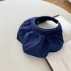 Summer Shell Sunshade Hat UV Protection Dual Use Hair Hoop Sun Cap for Women Outdoor Beach Foldable Wide Brim Bucket Caps