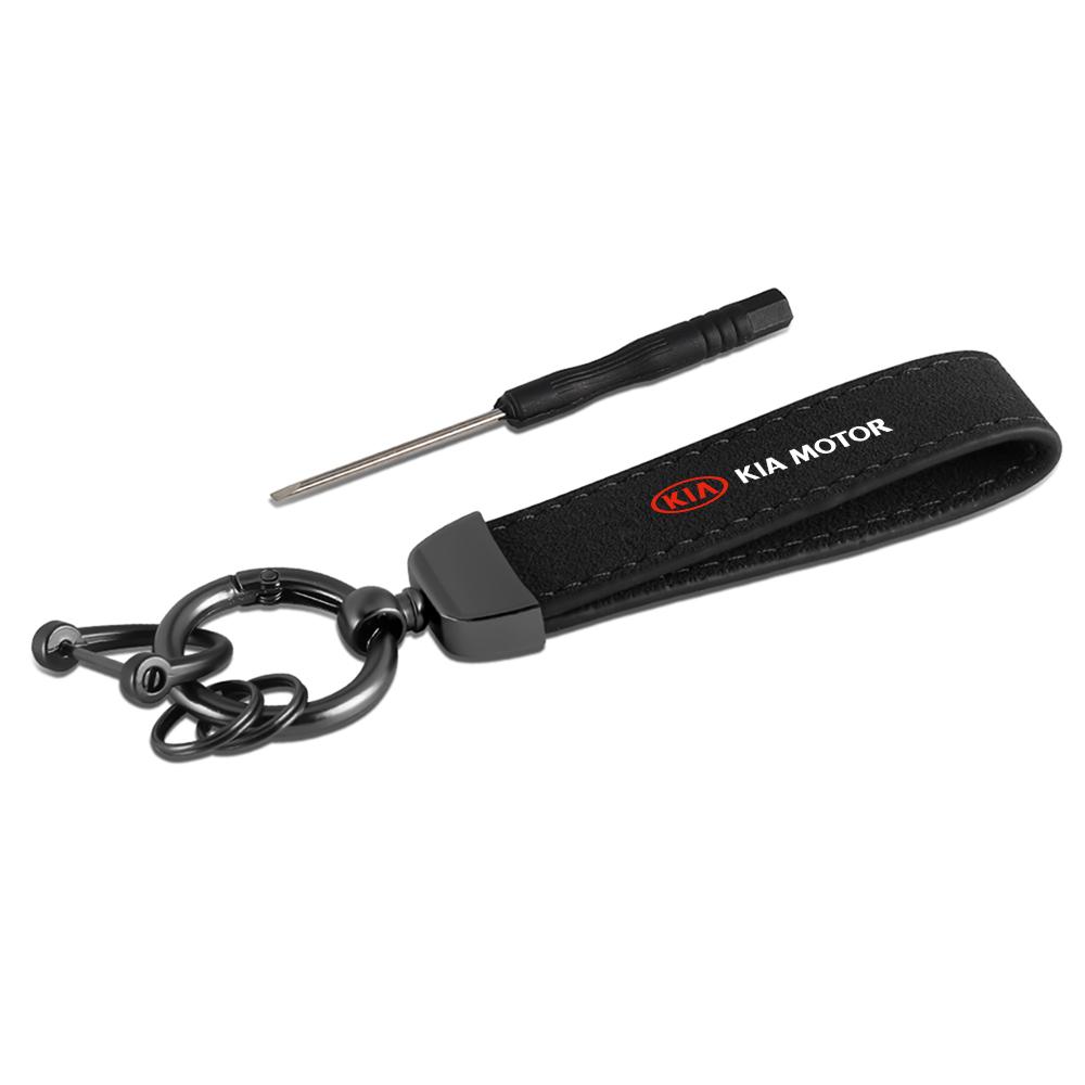 2026 Het Bilklistermärke 1st Mocka Nyckelring Hästskospänne Nyckelring Bilnyckelringar För KIA KN EV6 Stinger RIO Sorento Picanto Ceed