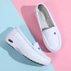 New Air-cushioned Nurse Shoes Soft-soled Breathable Flat-bottomed Anti-slip Shallow-mouthed Round-toed Shoes