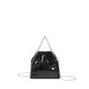 This year's popular bag 2025 new Korean version fashion pleated niche shoulder bag women's chain crossbody bucket bag tide