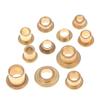 5Pcs Flanging Self-Lubricating Bearing Powder Metallurgy Oil Guide Sleeve With Edge Step Shoulder Flange Bushing Copper Sleeve