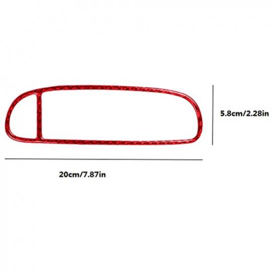 ABS Carbon Fiber Center Air Vent Cover Trim Fit For Chevrolet Corvette C5 98-04