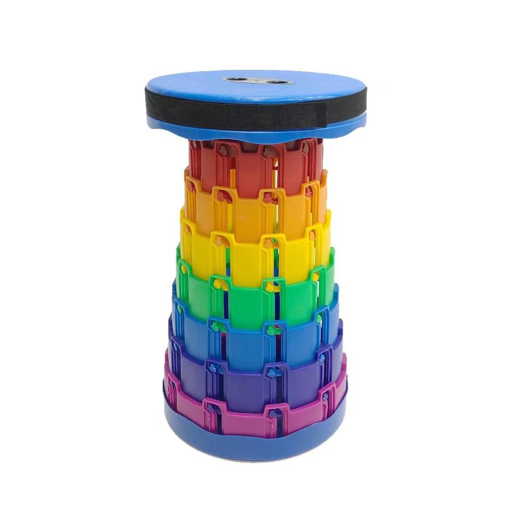 Adjustable Telescopic Portable Folding Stool for Outdoor Travel & Camping