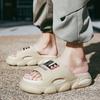 Fashion Outdoor Men's Beach Shoes Non Slip Mens Slippers Summer Lndoor Home Shower Bathroom Slippers EVA Soft Sole Men Sandals Fashion