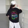 Music Lover Pattern Design Children's Top Summer Boys Girls Short Sleeve T-Shirt Korean Style Children's Clothing