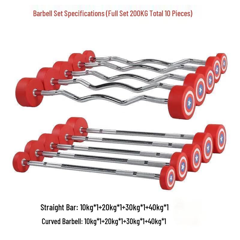 Yimai Encased Barbell & Dumbbell Set