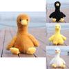 Cute White Duck Plush Toy With Pp Cotton Filling For Kids Gift And Bedroom Decor