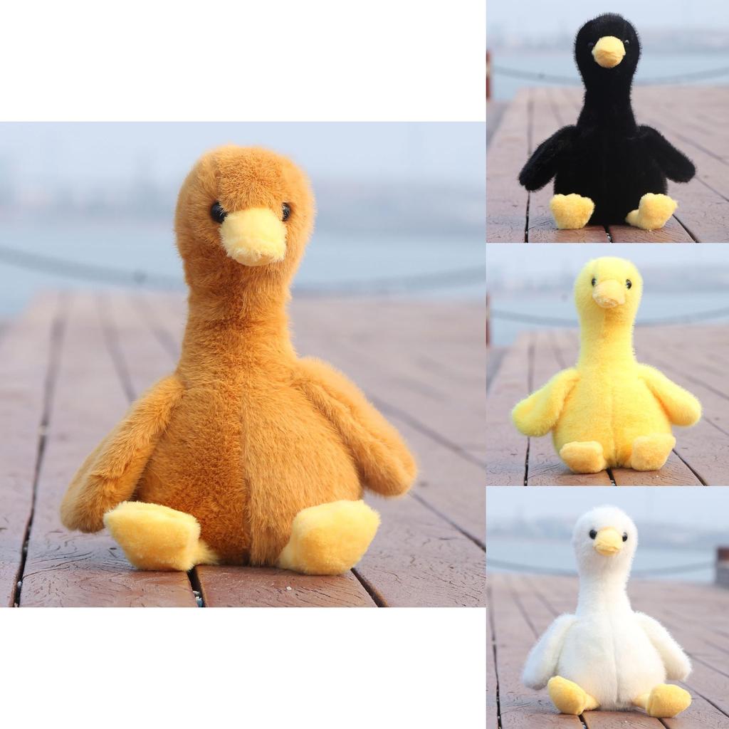 Cute White Duck Plush Toy With Pp Cotton Filling For Kids Gift And Bedroom Decor
