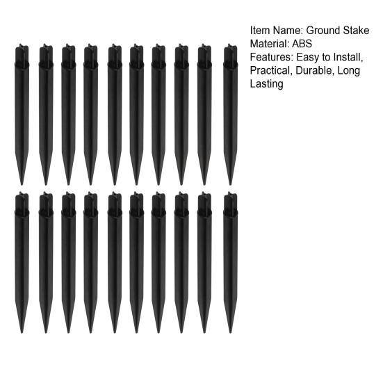 20Pcs Solar Lamp Replacement Stakes Pathway Lights Spikes High Strength Anti-Rust Easy To Install LED Solar Lights Replacement Stakes
