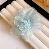 Elegant Floral 3D Hair Clip - Sweet Bangs Duckbill Accessory for Summer
