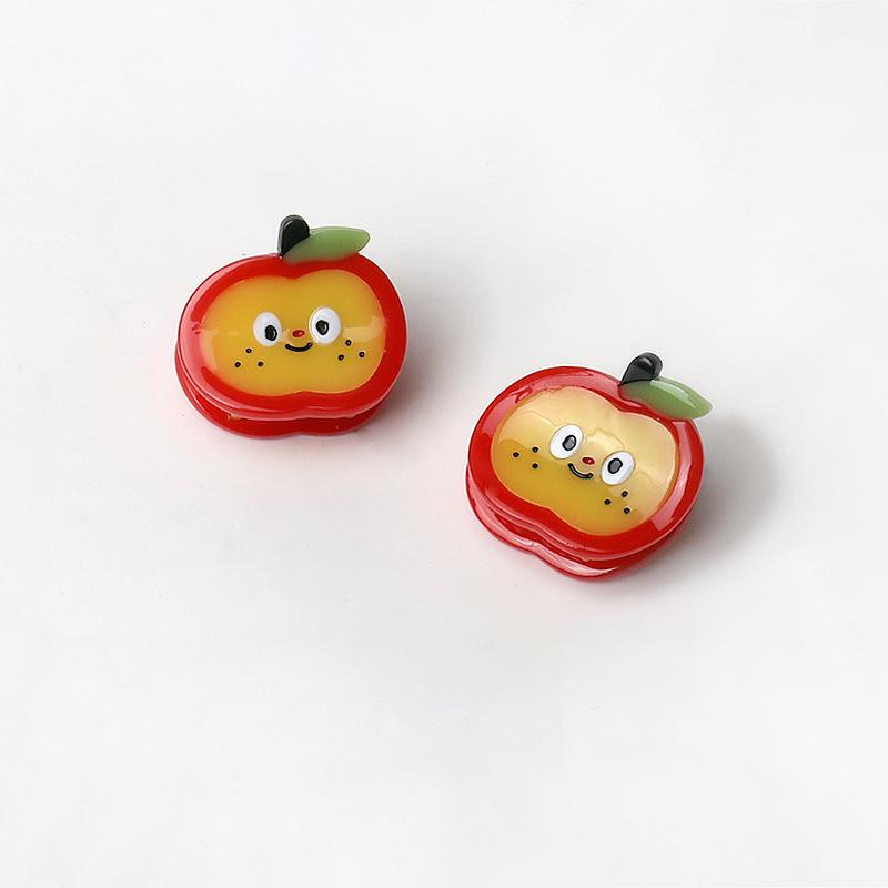 Cute Simulated Fruit Series Acetate Hair Claw For Women Girls Sweet Versatile Small Hair Clip  Hair Accessories Gifts
