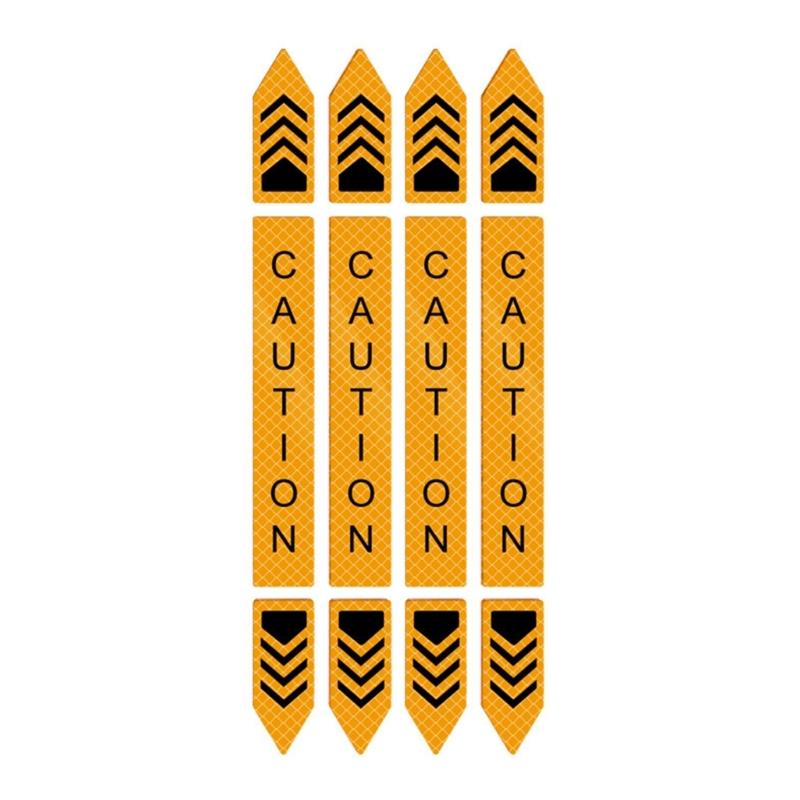 

Uprgades Nighttime Safety Car Door Reflective Strips Decorative Stickers Car Door Stickers for Improved Driving Awareness