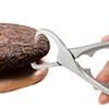 Multipurpose Tea Tongs Stainless Steel Comfortable Handle Tea Opener for Effortless Opening of Tea Cakes and Bricks