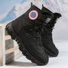 Winter New Men's Snow BootsThick and Warm Casual Boots for Outdoor Comfort, Snow Boots for Mountain Climbing and Hiking