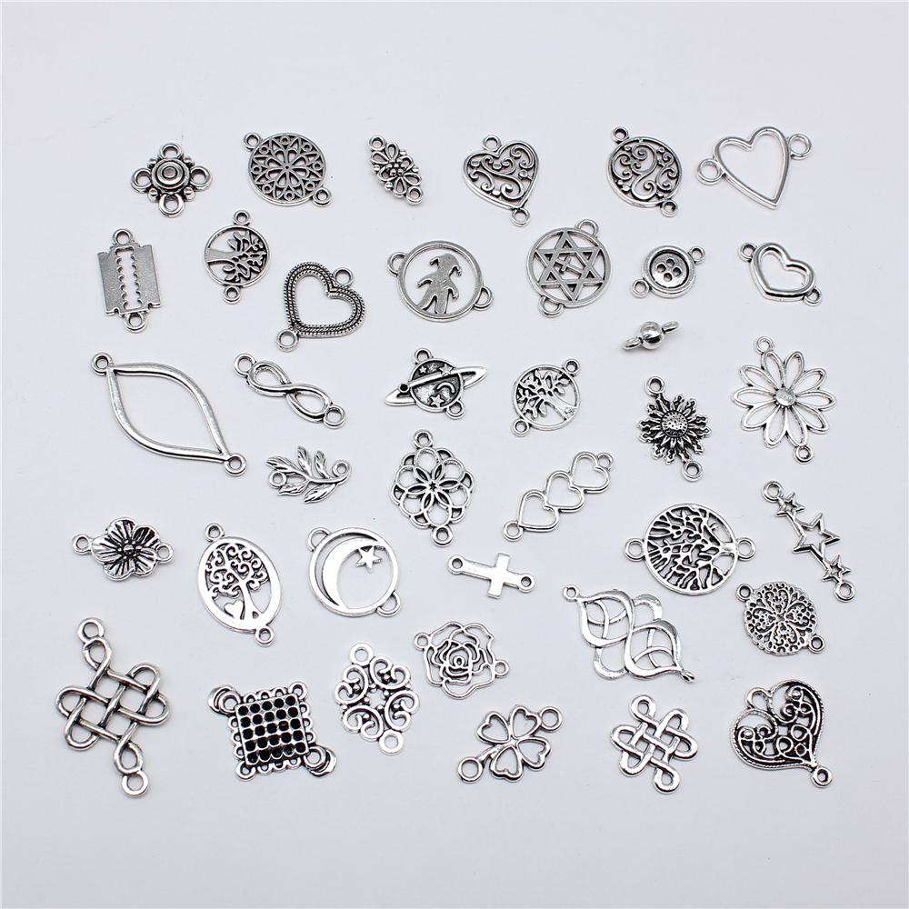 20pcs Earring Making Charms Findings Geometric Connector Charms For Earring Making Bracelet Making