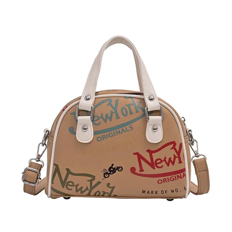 

Y2K Women s Bag Luxury Handbag Shopping Crossbody Graffiti Purses PU Leather Shoulder Bags for Women