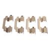 Front Brake Pad Caliper Clips Reduce Braking Noise BPF1648C Disc Brake Pad Rattle Clips for Clio MK3 05‑12