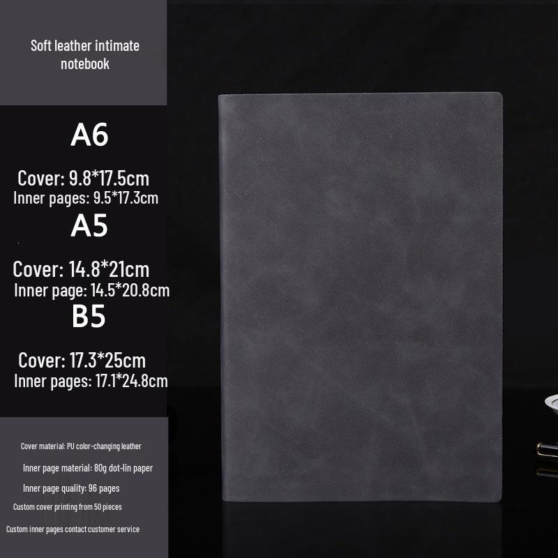 Customizable A5 Notebook & B5 Planner for Students and Business Meetings