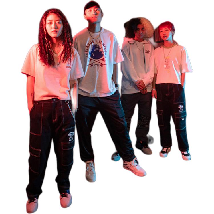 Li Ning Casual Pullover Hooded Sports Sweatshirt Men Sweatshirt White AWDQ997-1