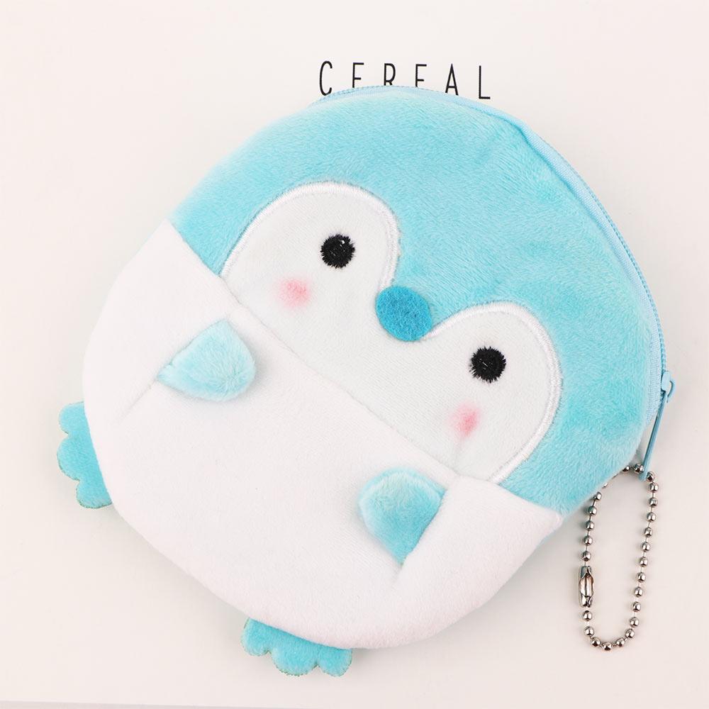 Cute Casual Key bag Penguin Gift Zipper bag Coin purse Coin bag Earphone Bag Mini Wallet