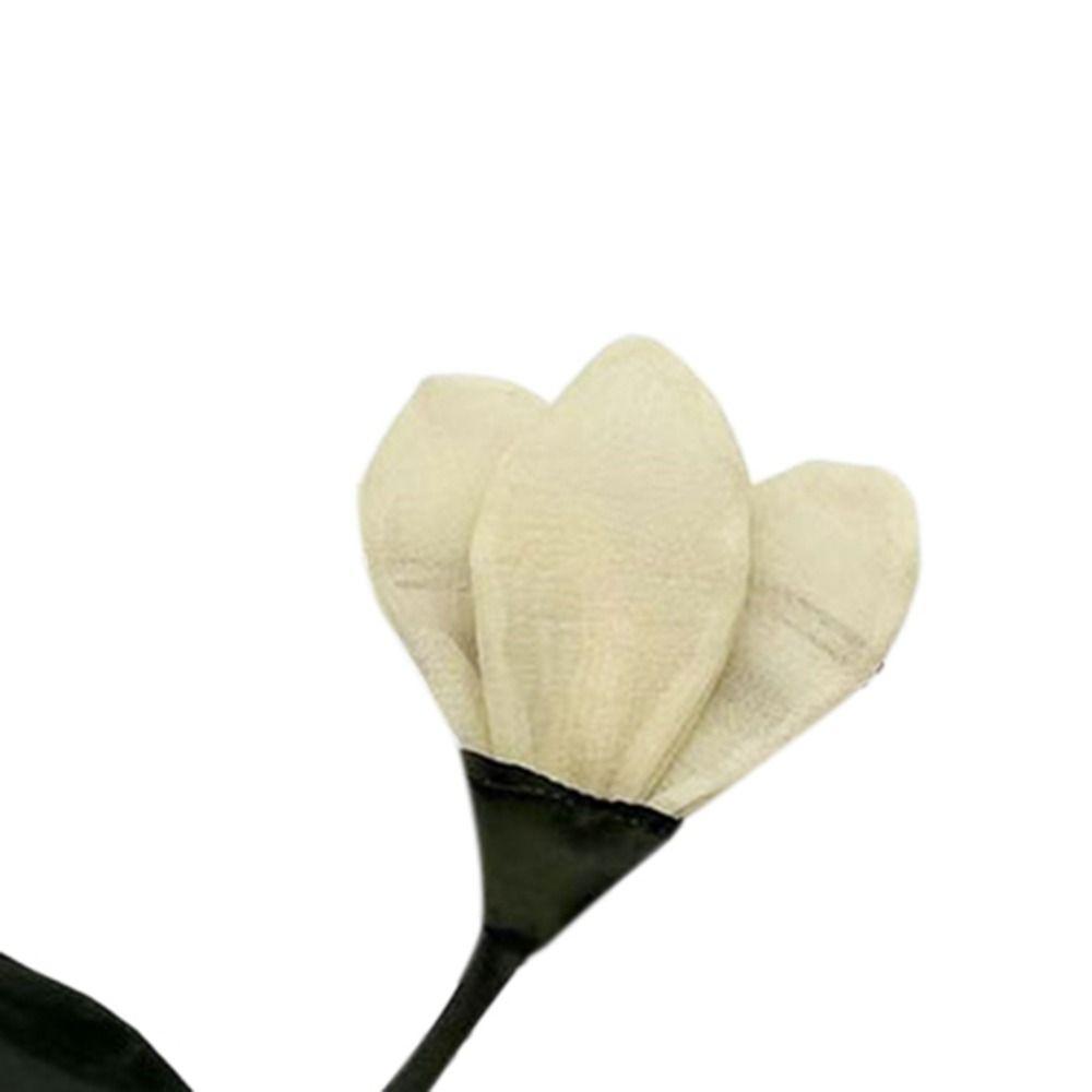 Handgemachte Tulpe Brosche Pins Tuch Stoff Revers Pins neue Kragen Blume