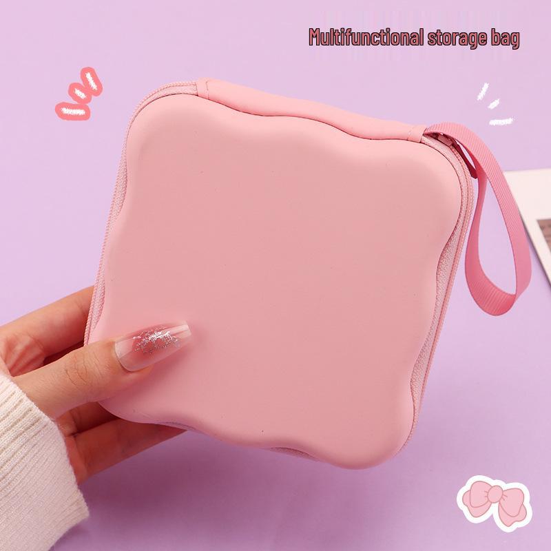 Cute Cartoon Travel Storage Bag for Cables, Camera, Charger, and Earphones