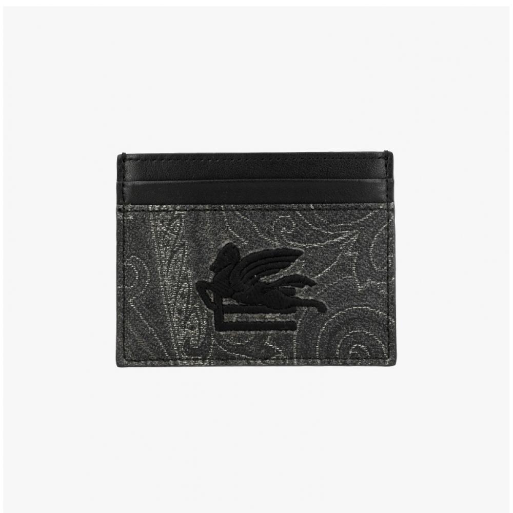 Etro Paisley Jacquard Pegasus Kortplånbok Mp2e0001aa012