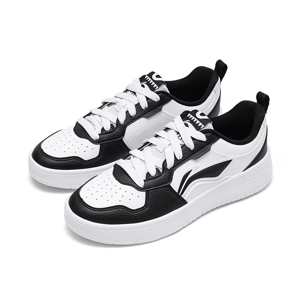 Li Ning Chuyun Comfortable Fashion Versatile Wrap Durable Breathable Low-Top Skate Shoes Men sneaker Black White AGCV189-1