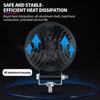 2/4/6 Pcs Inch Waterproof LED Work Light Spot Fog Lamp 12V 24V Offroad Light Bar Universal for 4x4 SUV ATV Tractor Boat Vehicle