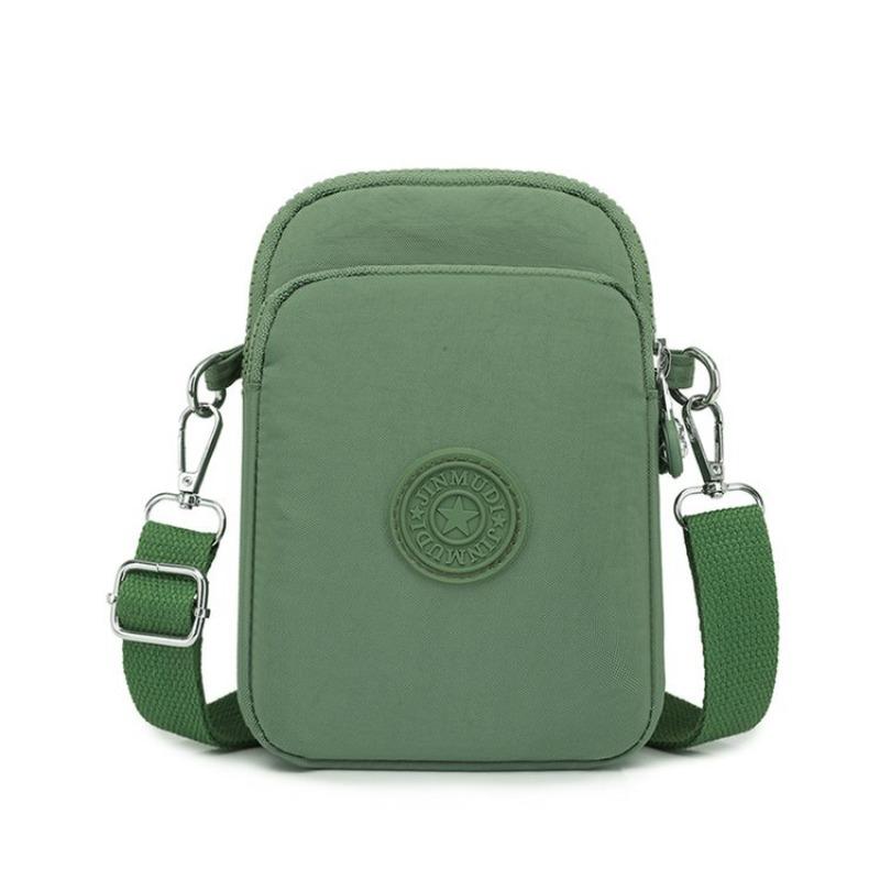 Mobile phone bag, mini bag, new oblique span small bag, multi-layer, Oxford cloth women's shoulder bag.