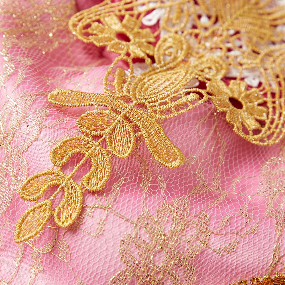 2024 Autumn/Winter Girls' A-line Princess Aurora Lace Dress