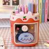 Stifthalter Fach Entzückende Kunststoff Desktop Unterteilt Stift Make-Up Pinsel Halter Haushaltswaren