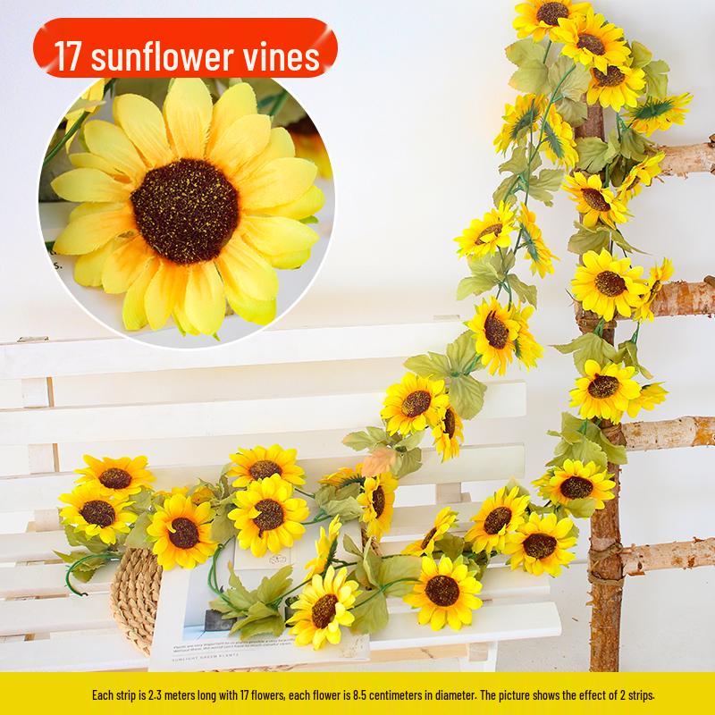 Vite di Girasole: Decorazione Artificiale per Scuola Materna per Interni e Scale
