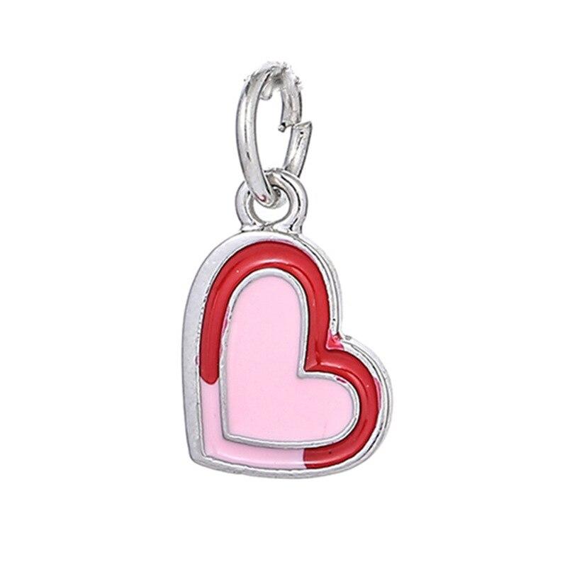 Fashion Charm  Red Love Wine Glass Crown Beads Suitable for  Ladies Bracelet Jewelry