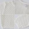 Round Neck Hollow Baby and Toddler One Button Shawl Coat Thin Style Girls Knitted Cardigan Coat