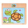 Wooden Puzzle Toy Children Cartoon  Traffic Learning Puzzle Toys