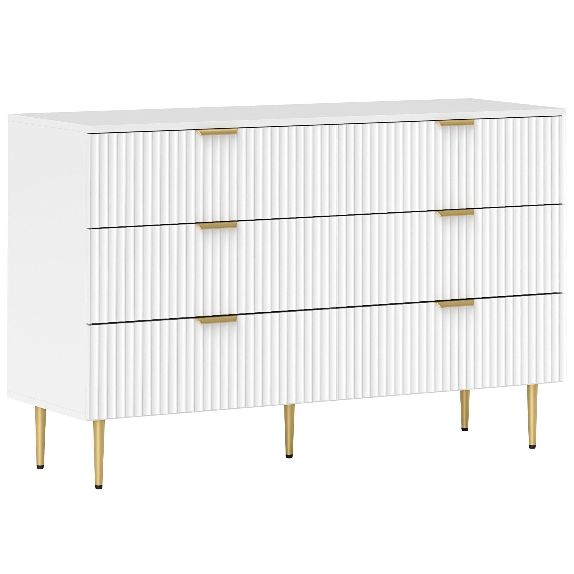 Kumode 6 atvilktnes guļamistabas kumode moderna
