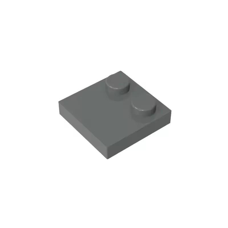 100pcs MOC Bricks Compatible Assembles Particles 33909 2x2 Half Edge 2 Bump Base Plat Building Blocks Parts Kid Toys