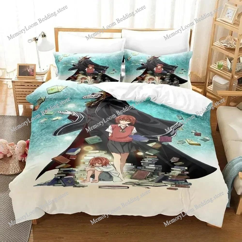 Home Textile Cartoons Fun Mahou Tsukai no Yome Duvet Cover Pillow Case Boy Girl Bedding Set King/Queen/Twin Size Soft Polyester
