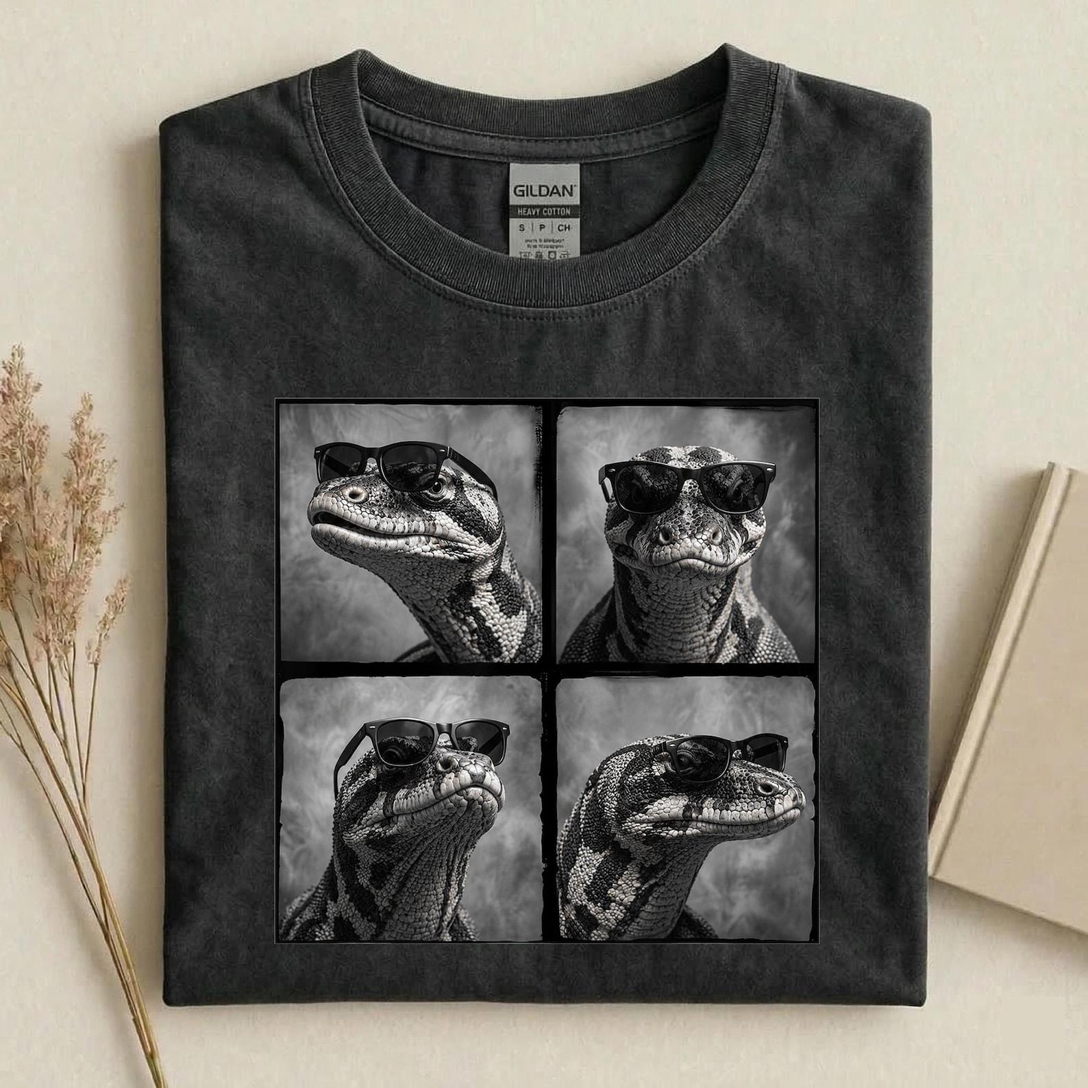 Cool Lizard Sunglasses Shirt, Funny Reptile Lover T-Shirt, Retro Lizard Graphic Tee, Vintage Reptile Shirt, Herpetology Gift XL
