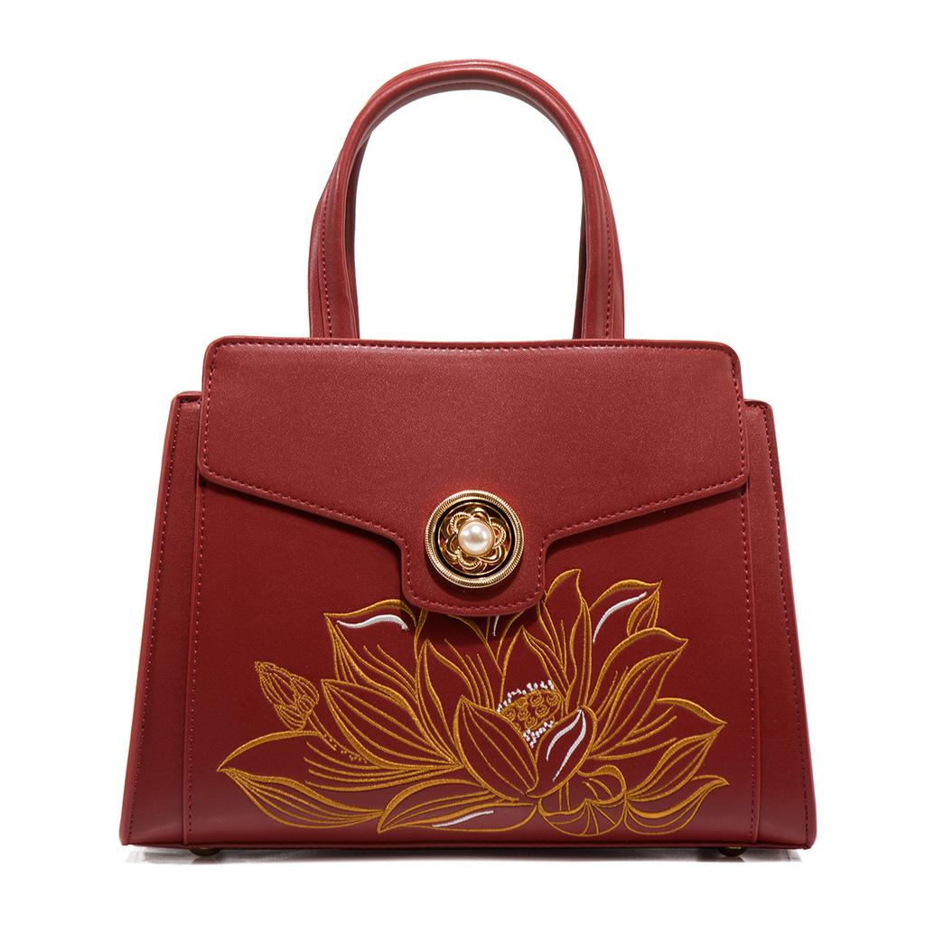 New Chinese Mother'S Day Send Mom Wedding Bag Bridal Bag High-End Atmospheric Embroidery Medium And Niche Women'S Bag
