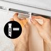 12 Pieces Vertical Blinds Replacement Stem and Gear Vertical Blinds Components Accessories Window Valance Curtain Clip Bracket Control Wand Plastic