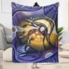 Australian Aboriginal Style 18 Blanket Durable Comfort Perfect for Picnics Couch Bed for All Seasons Stylish Decor