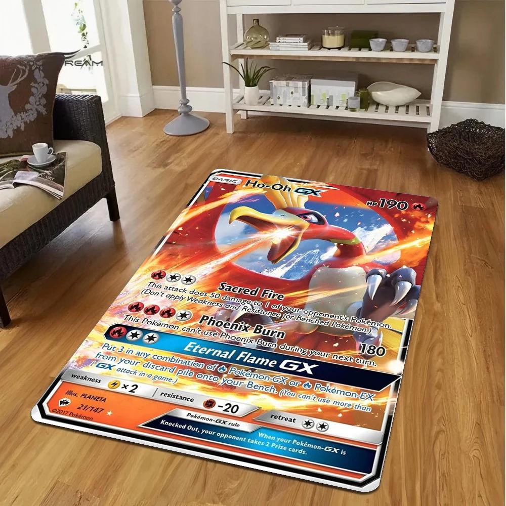Anime Cartoon Pokemon Pidgey Print Carpet for Living Room Decor Bedroom Bedside Rug Sofa Area Floor Mat Fan Gift Mats
