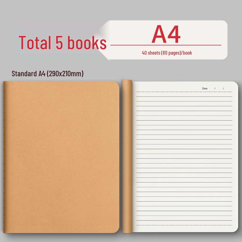 Kraft Paper Notebook: Thick B5 for Students of All Levels