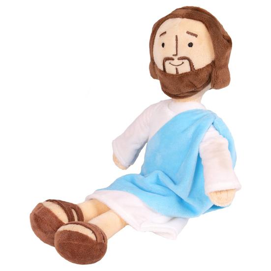30cm Jesus/Maria Plush Doll PP Cotton Soft Accompany Sleep Pillow Cute Sofa Ornament Classic Jesus Savior Cartoon Arabian Doll Religious