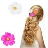 Hawaiian Styles Flower Hair Barrette For Women And Girl Nonslip Side Clip For Beach Parties And Spring Photography