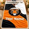 Flannel BlanketHull City Custom Name Text Personalized Soft Warm Throw Blanket Home Decor Gift