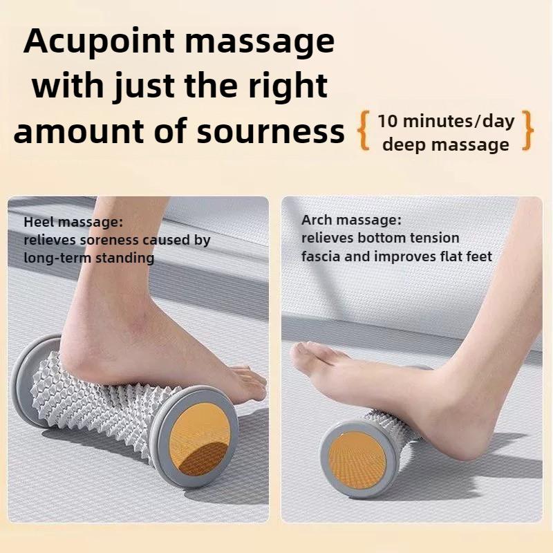 Foot Massager Plantar Fascia Roller Massage Roller Flat Feet Arch Trainer Muscle Relaxation Yoga Massage Ball Foot Care Tool